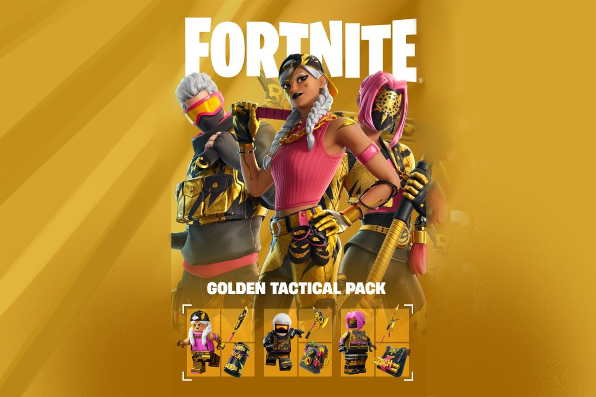 Fortnite - Golden Tactical Pack - PC - EPIC