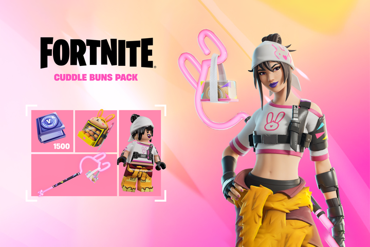 Fortnite - Cuddle Buns Pack + 1,500 V-Bucks Challenge